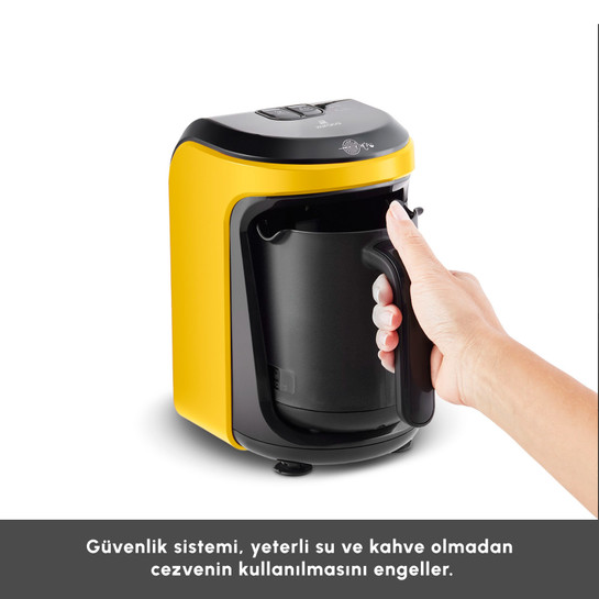 Karaca Hatır Hüps Sütlü Türk Kahve Makinesi Yellow