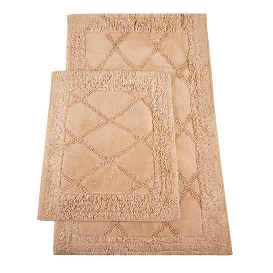 Karaca Home Veronica Gold 2li Pamuk Banyo Paspası