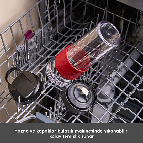 Karaca Blendfit Go Personal Kişisel Smoothie Blender Red