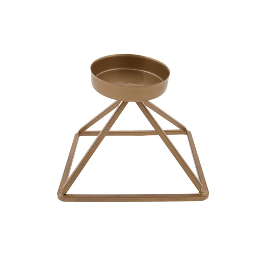 Karaca Home Geometri Mumluk Gold 13x13cm