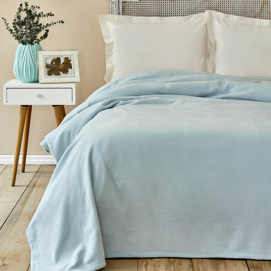 Karaca Home Mint Çift Kişilik Polar Battaniye