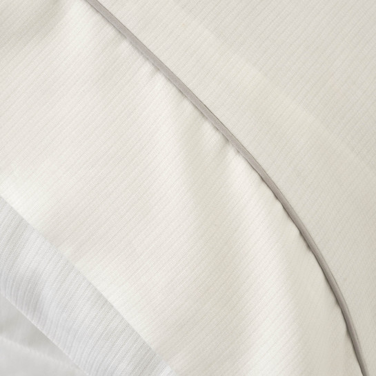 Karaca Home White Colletion Bigem Gri %100 Pamuk Çift Kişilik Nevresim Takımı