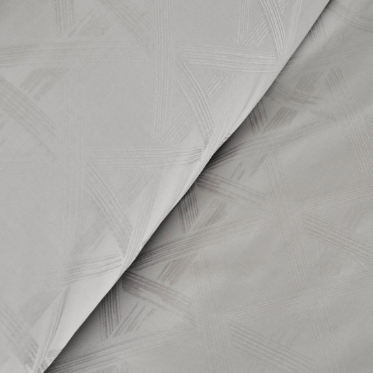 Karaca Home White Colletion Santino Gri %100 Pamuk Çift Kişilik Nevresim Takımı