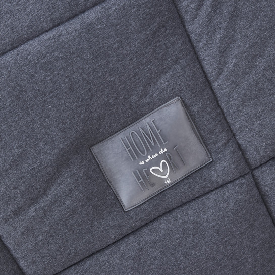 Karaca Home Softy Gri Tek Kişilik Cotton Comfort Uyku Seti