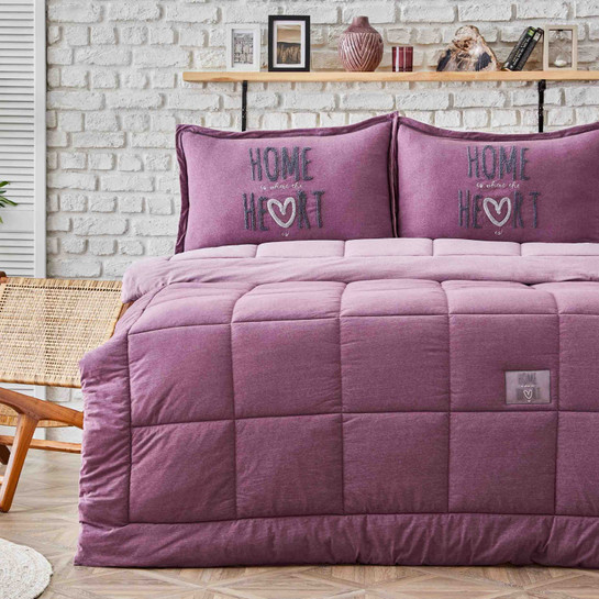 Karaca Home Softy Lila Tek Kişilik Cotton Comfort 