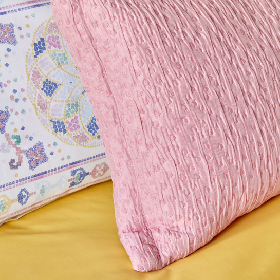 Karaca Home Bonbon Pembe Çift Kişilik Pamuk Winter Set