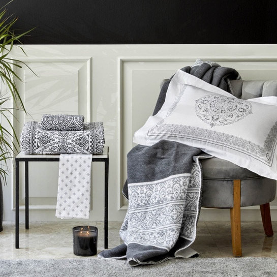 Karaca Home Bonar Siyah Çift Kişilik Pamuk Winter Set