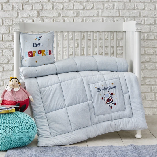 Karaca Home Space Açık Mavi Bebek Cotton Comfort Uyku Seti
