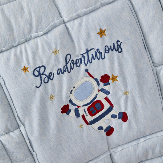 Karaca Home Space Açık Mavi Bebek Cotton Comfort Uyku Seti