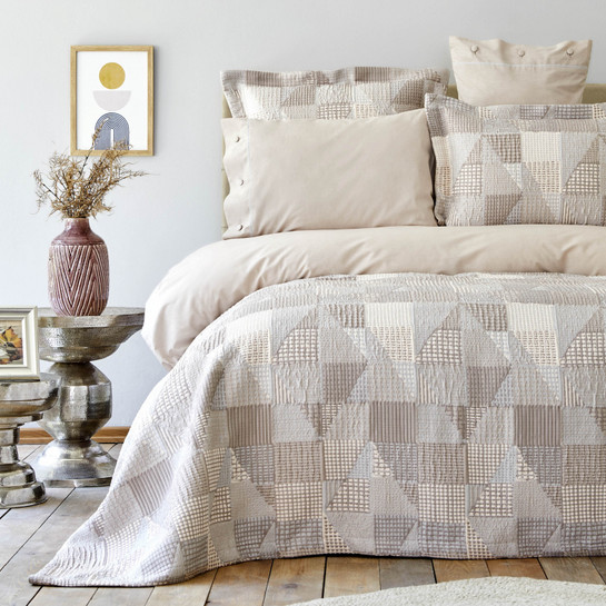 Karaca Home Viento Mavi Blush Çift Kişilik %100 Pamuk Duet Set