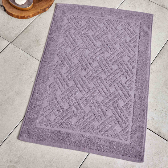 Karaca Home  %100 Pamuk  Elea Ayak Havlusu 50x70 cm Mürdüm 