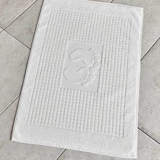 Karaca Home %100 Pamuk Fable Ayak Havlusu 50x70 cm Beyaz