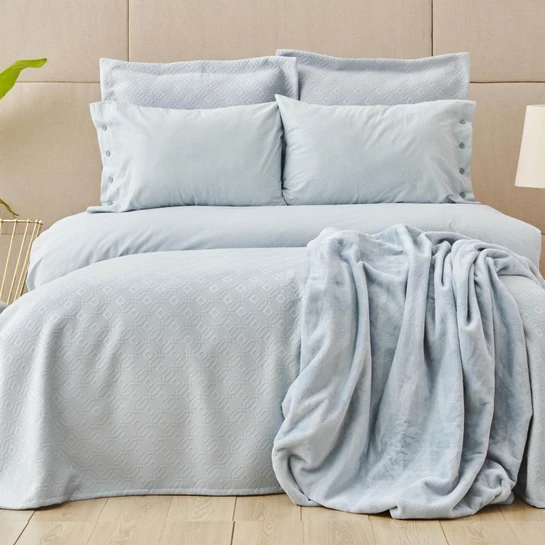 Karaca Home İnfinity New Açık Mavi 8 Parça Winter Set