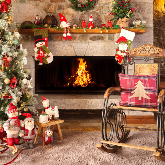 Karaca Home Woodland Kırmızı Ağaçlı Cozy Kırlent 45x45 cm