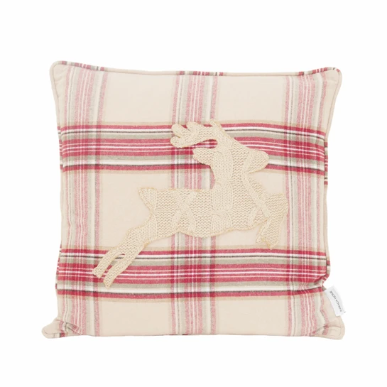 Karaca Home Woodland Bej Geyik Cozy Kırlent 45x45 cm