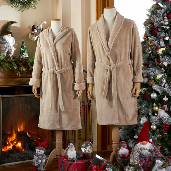 Karaca Home Woodland Bej Cozy Sabahlık S/M