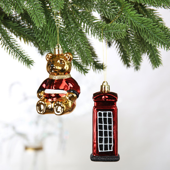 Karaca Home New Year Yılbaşı London Yılbaşı Ağaç Süsü Seti 3'lü