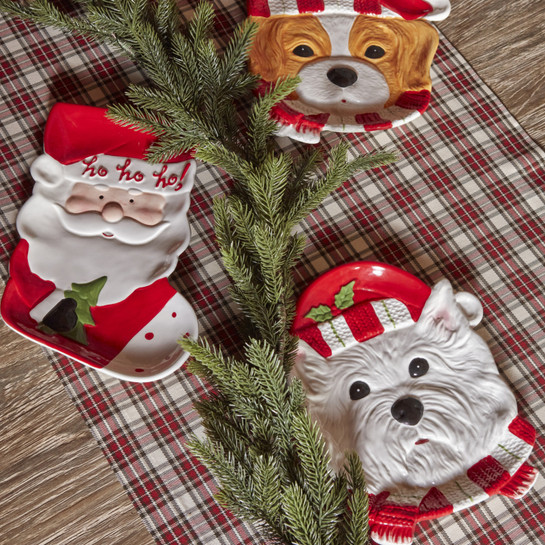 Karaca Home Santa Dekoratif Tabak 26cm