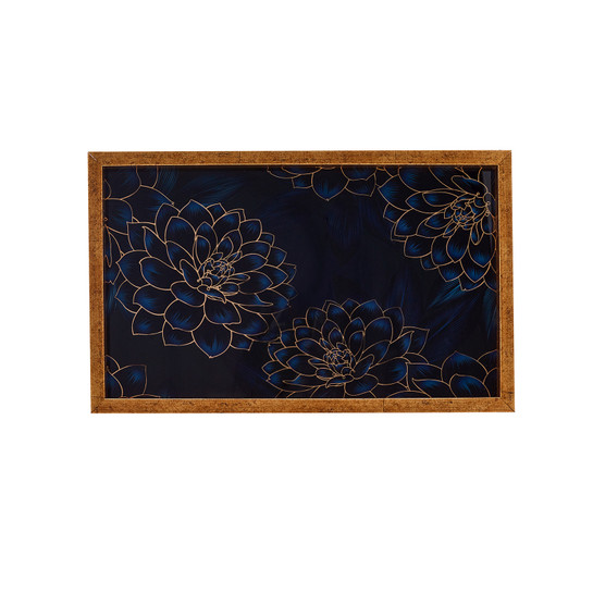 Karaca Home Deep Forest Tepsi Lacivert 40x25 cm	