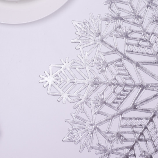 Karaca Home Snow Flake 2'li Amerikan Servis Gümüş