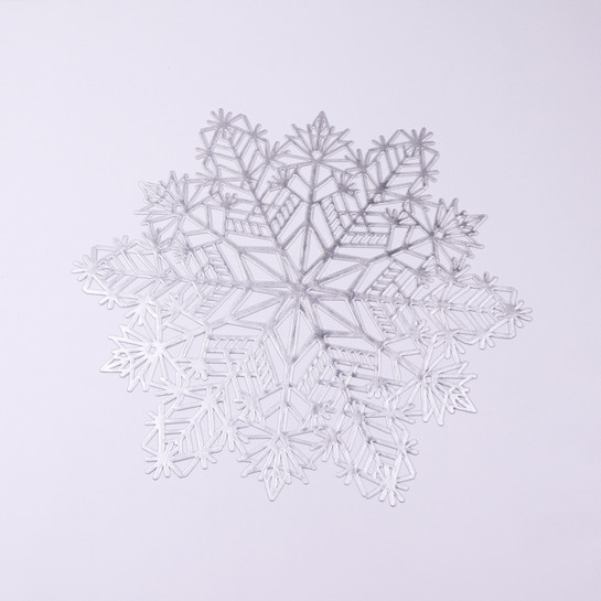 Karaca Home Snow Flake 2'li Amerikan Servis Gümüş