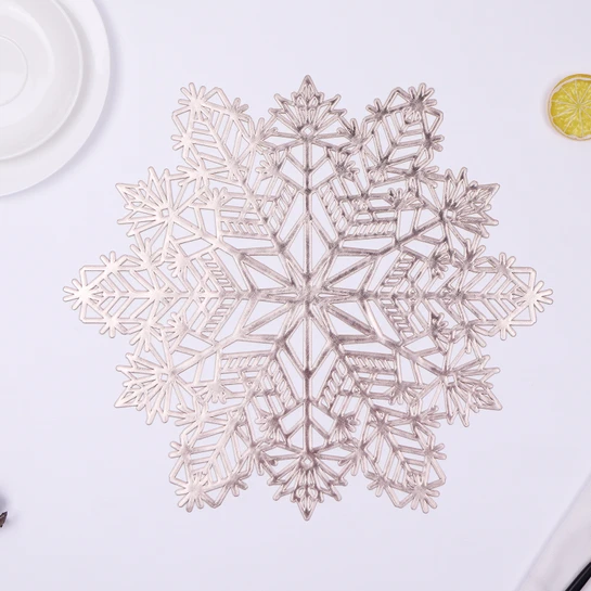 Karaca Home Snow Flake 2'li Amerikan Servis Altın