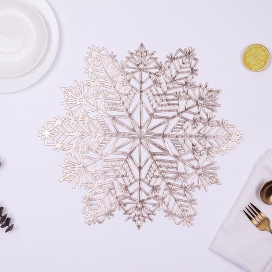 Karaca Home Snow Flake 2'li Amerikan Servis Altın