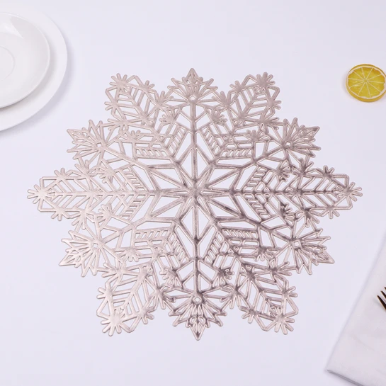 Karaca Home Snow Flake 2'li Amerikan Servis Altın