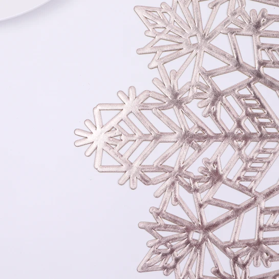 Karaca Home Snow Flake 2'li Amerikan Servis Altın