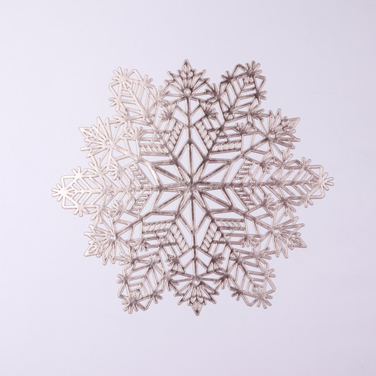 Karaca Home Snow Flake 2'li Amerikan Servis Altın