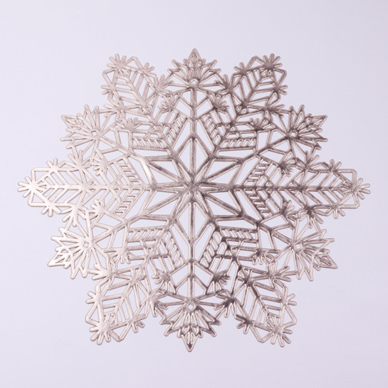 Karaca Home Snow Flake 2'li Amerikan Servis Altın