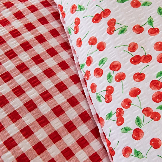 Karaca Home Cherry Kırmızı Nonıron Tek Kişilik Nevresim Takımı