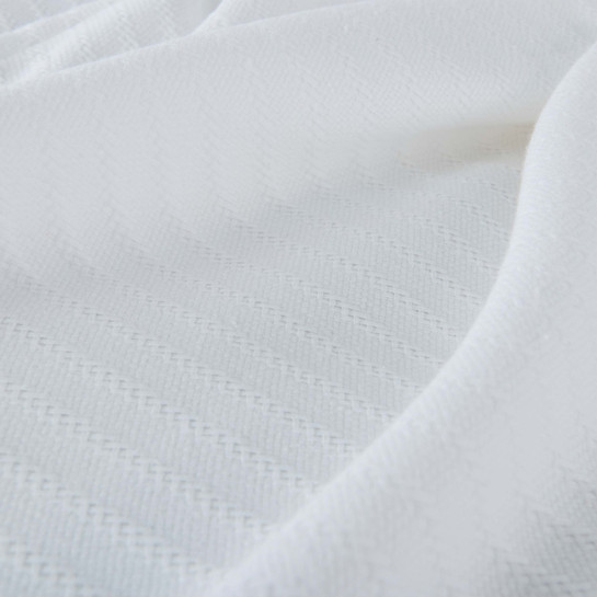 Karaca Home White Collection Freya Beyaz Nakışlı Percale Çift Kişilik Nevresim Takımı 