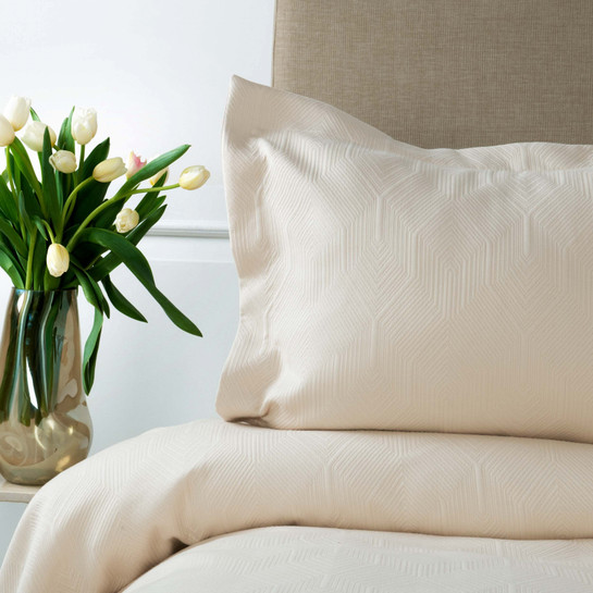 Karaca Home White Collection Oriane Bej %100 Pamuk Çift Kişilik Yatak Örtüsü Seti
