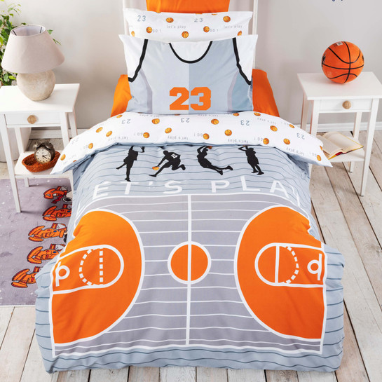 Karaca Home Basketball Tek Kişilik %100 Pamuk Nevresim Takımı 