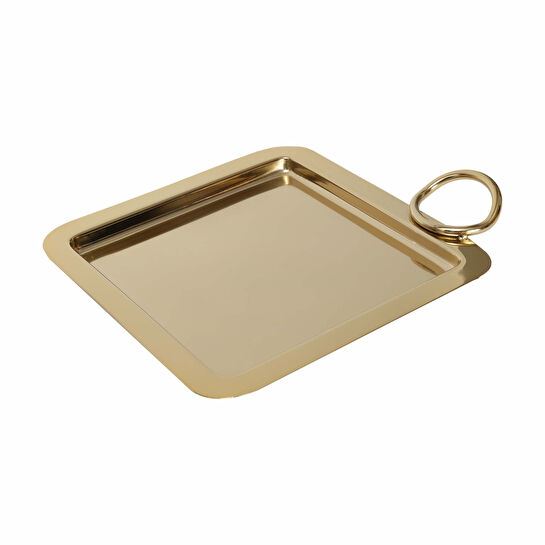 Karaca Home Cora Kahve İkram Tepsi Seti Gold