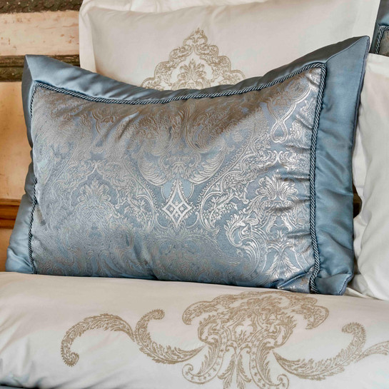Karaca Home Ofelia Mavi 3 Parça Yatak Örtüsü Set