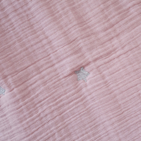 Karaca Home Royale Blush %100 Pamuk Müslin Nakışlı Private Bebek Yorgan Seti