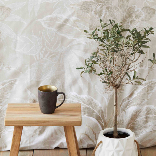 Karaca Home Nature Bej %100 Pamuk Çift Kişilik Nevresim Takımı