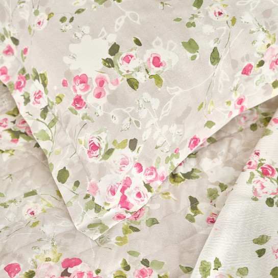  Karaca Home Divine Bej %100 Pamuk Çift Kişilik Summer Set (Nevresim Takımı+Pike)