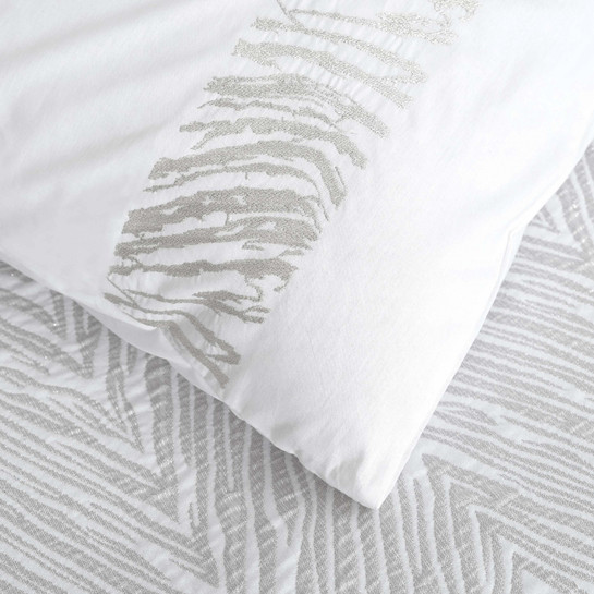 Karaca Home Olyssia Silver Nakışlı Düet Set