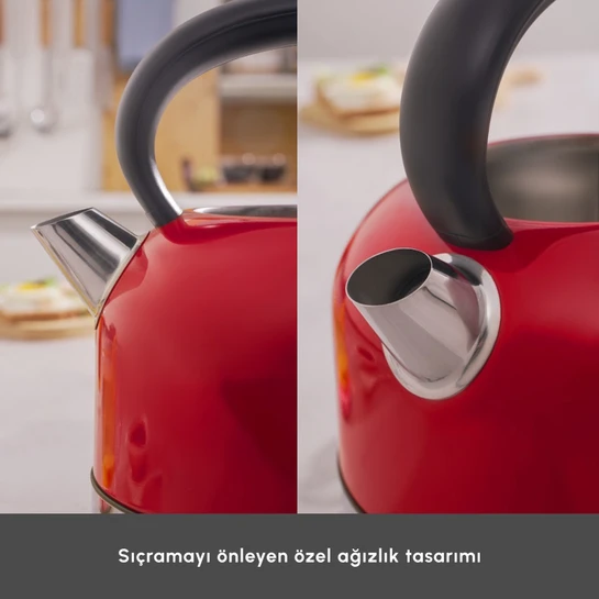 Karaca Retro Su Isıtıcısı 2202 2200W Red