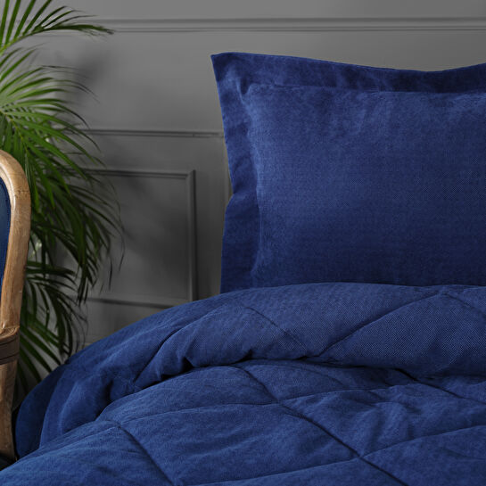 Karaca Home Glaze Mavi Private Çift Kişilik Comfort Set