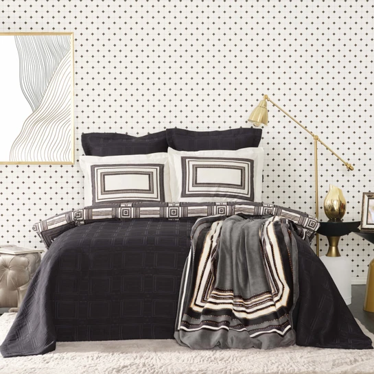 Karaca Home Carisa Siyah Çift Kişilik Winter Set 