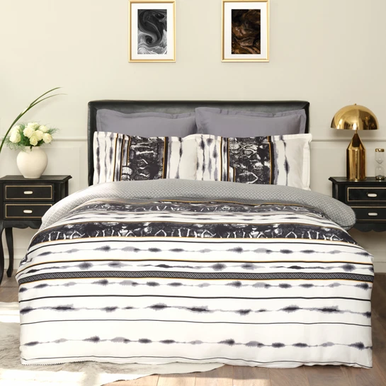Karaca Home Shade Beyaz Çift Kişilik Saten Nevresim Takımı