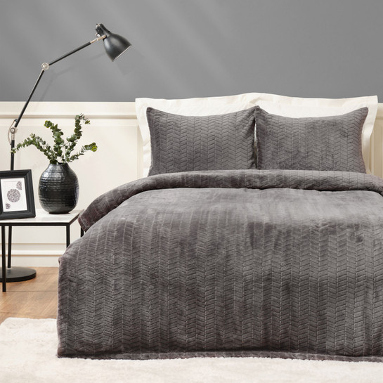 Karaca Home Antrasit Tek Kişilik Wellsoft Yatak Örtüsü 