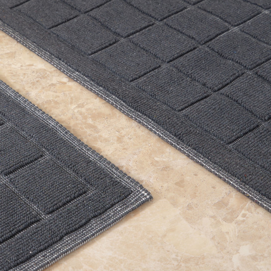 Karaca Home Kelly Quatre Antrasit Paspas Set