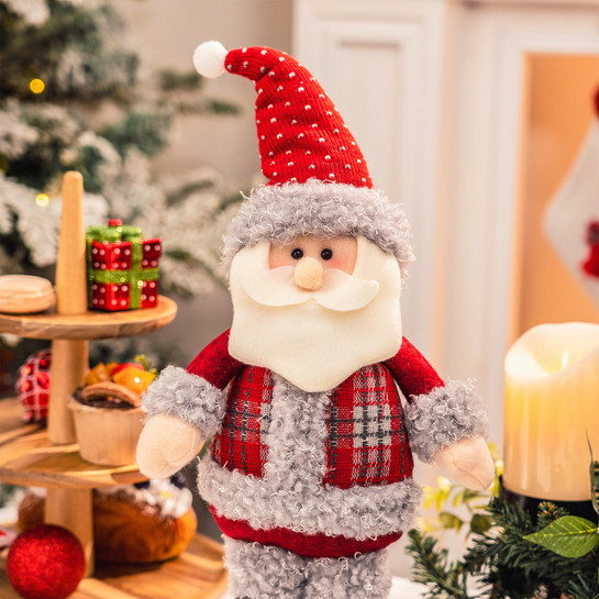 Karaca Home Standing Santa Peluş Obje 44 cm