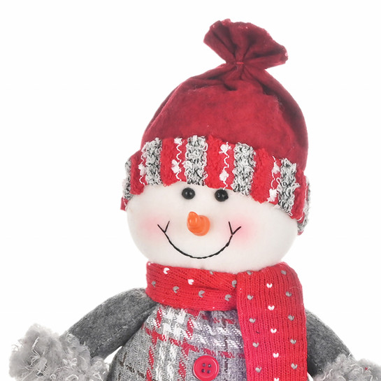 Karaca Home Standing Snowman Peluş Obje 34 cm