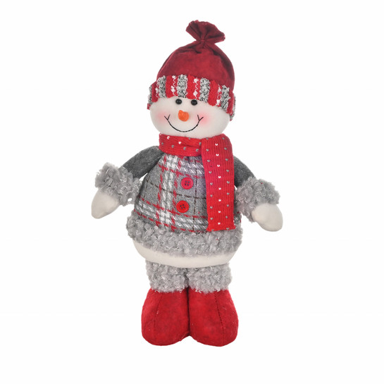Karaca Home Standing Snowman Peluş Obje 34 cm
